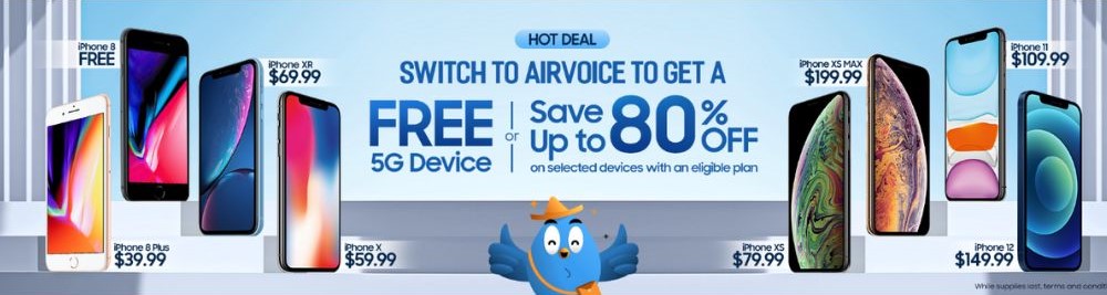  start your journey with AirVoice Wireless