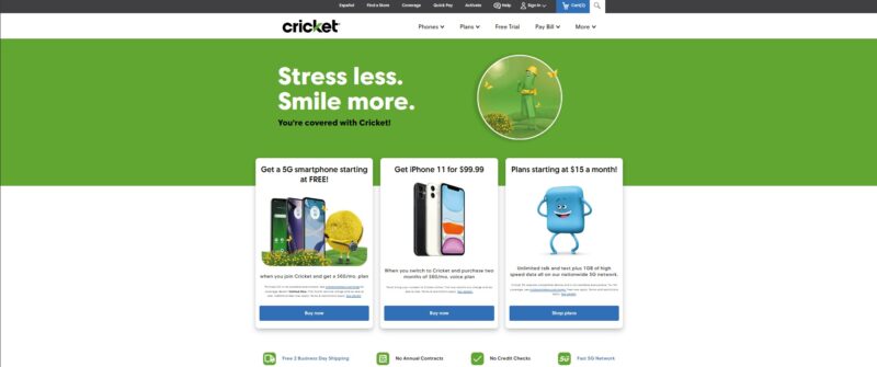 cricket homepage