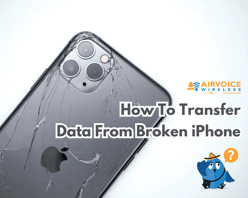 How to transfer data from broken iPhone